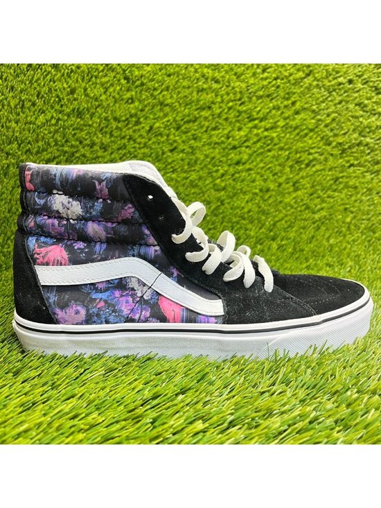 VANS Other - Vans Sk8-Hi Mens Size 8 Black White Athletic Skateboarding Shoes Sneakers